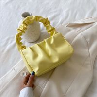 Wholesale Simple Candy Color Fold Cloud Bag Nihaojewelry sku image 2