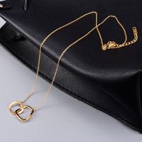 Wholesale Jewelry Irregular Round Simple Clavicle Chain Necklace Nihaojewelry main image 6