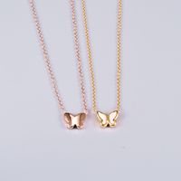 Wholesale Jewelry Retro White Shell Butterfly Clavicle Chain Necklace Nihaojewelry main image 5
