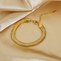 Wholesale Jewelry Snake Bone Chain Stainless Steel Bracelet Nihaojewelry main image 2