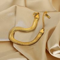 Wholesale Jewelry Snake Bone Chain Stainless Steel Bracelet Nihaojewelry main image 3