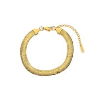 Wholesale Jewelry Snake Bone Chain Stainless Steel Bracelet Nihaojewelry main image 6