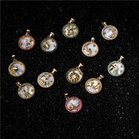 Wholesale Bijoux Collier En Cuivre Plaqué Or 12 Constellation Nihaojewelry main image 6