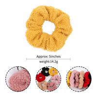 Wholesale Jewelry Korean New Plush Solid Color Hair Scrunchies Nihaojewelry main image 3