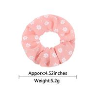 Wholesale Jewelry Candy Color Chiffon Floral Hair Scrunchies Set Nihaojewelry main image 3