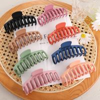 Women's Vintage Style Geometric Solid Color Plastic Resin Stoving Varnish Hair Claws main image 1