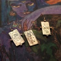 Wholesale Jewelry Retro Tarot Brand Pendant Titanium Steel Necklace Nihaojewelry main image 3