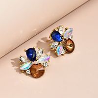 Vente En Gros Bijoux Boucles D&#39;oreilles En Pierres Précieuses Sauvages Colorées Nihaojewelry main image 4