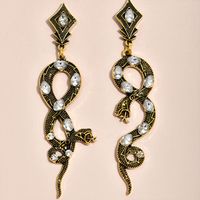 Wholesale Jewelry Simple Linear Snake Earrings Nihaojewelry main image 3