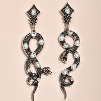 Wholesale Jewelry Simple Linear Snake Earrings Nihaojewelry main image 4