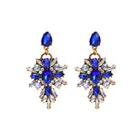 Wholesale Jewelry Retro Metal Diamond Pendant Earrings Nihaojewelry main image 6