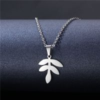 Wholesale Jewelry Stainless Steel Hollow Geometric Tag Necklace Nihaojewelry main image 5