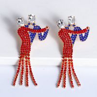 Wholesale Jewelry Couple Drancing Full Of Diamonds Drop Earrings Nihaojewelry main image 6