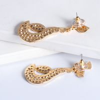 الجملة مجوهرات الفاكهة نصف الكمثرى كامل من الماس قطرة الأقراط Nihaojewelry main image 6