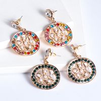 Wholesale Jewelry Fruit Inlaid Diamond Drop Earrings Nihaojewelry main image 4