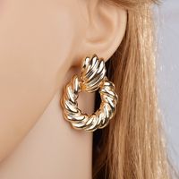 Wholesale Jewelry Simple Geometric Glossy Circle Earrings Nihaojewelry main image 5