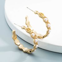 Vente En Gros Bijoux Simples Boucles D&#39;oreilles En Perles Géométriques Nihaojewelry main image 1