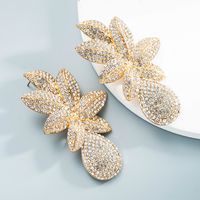 Bijoux En Gros Fleurs Pleines De Boucles D'oreilles Diamant Nihaojewelry main image 5