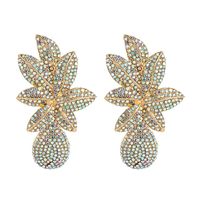 Bijoux En Gros Fleurs Pleines De Boucles D'oreilles Diamant Nihaojewelry main image 6
