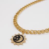 الجملة مجوهرات الشمس القمر قلادة قلادة Nihaojewelry main image 5