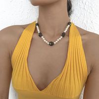 Wholesale Jewelry Grape Shape Geometric Imitation Pearl Beaded Necklace Nihaojewelry main image 1