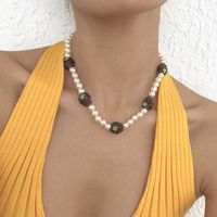 Wholesale Jewelry Grape Shape Geometric Imitation Pearl Beaded Necklace Nihaojewelry main image 3