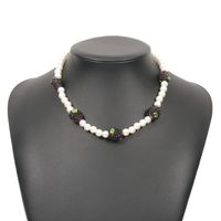 Wholesale Jewelry Grape Shape Geometric Imitation Pearl Beaded Necklace Nihaojewelry main image 6