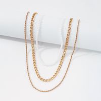 Großhandel Schmuck Perlen Perlen Metallkette Mehrschichtige Halskette Nihaojewelry main image 5
