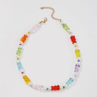 Wholesale Jewelry Color Bear Beaded Necklace Nihaojewelry main image 5