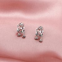 Wholesale Jewelry Frog Shape Stud Earrings Nihaojewelry main image 5
