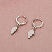 Retro Heart Plating Stainless Steel No Inlaid Earrings main image 3