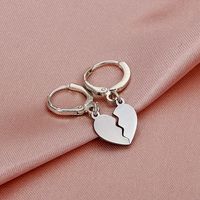 Retro Heart Plating Stainless Steel No Inlaid Earrings main image 5