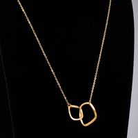 Wholesale Jewelry Irregular Round Simple Clavicle Chain Necklace Nihaojewelry sku image 1