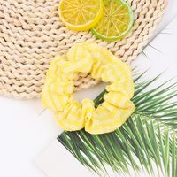 Nihaojewelry Wholesale Jewelry New Lattice Rubber Band Hair Scrunchies sku image 3