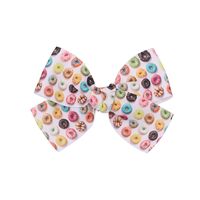 Wholesale Printing Bowknots Children's Hairpin Set Nihaojewelry sku image 8