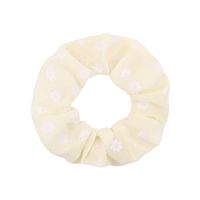 Wholesale Jewelry Candy Color Chiffon Floral Hair Scrunchies Set Nihaojewelry sku image 4