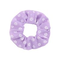 Wholesale Jewelry Candy Color Chiffon Floral Hair Scrunchies Set Nihaojewelry sku image 2