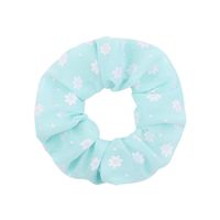 Wholesale Jewelry Candy Color Chiffon Floral Hair Scrunchies Set Nihaojewelry sku image 3