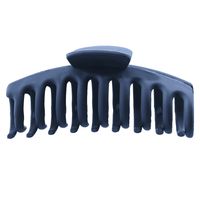 Women's Vintage Style Geometric Solid Color Plastic Resin Stoving Varnish Hair Claws sku image 1