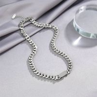 Wholesale Jewelry Thick Chain Titanium Steel Necklace Nihaojewelry sku image 4
