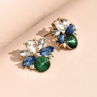Wholesale Jewelry Colorful Wild Gemstone Earrings Nihaojewelry sku image 1