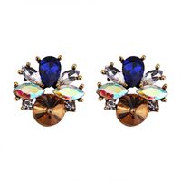 Wholesale Jewelry Colorful Wild Gemstone Earrings Nihaojewelry sku image 2