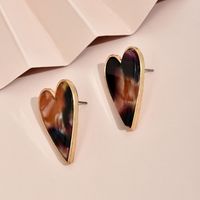Wholesale Jewelry Heart-shaped Stud Earrings Nihaojewelry sku image 3