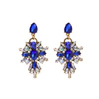 Großhandel Schmuck Retro Metall Diamant Anhänger Ohrringe Nihaojewelry Earrings sku image 4