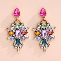 Großhandel Schmuck Retro Metall Diamant Anhänger Ohrringe Nihaojewelry Earrings sku image 5
