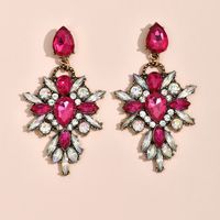 Großhandel Schmuck Retro Metall Diamant Anhänger Ohrringe Nihaojewelry Earrings sku image 10