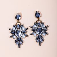 Großhandel Schmuck Retro Metall Diamant Anhänger Ohrringe Nihaojewelry Earrings sku image 12