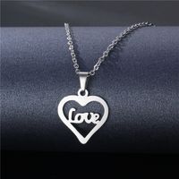 Wholesale Jewelry Stainless Steel Hollow Geometric Tag Necklace Nihaojewelry sku image 12