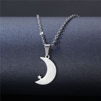 Wholesale Jewelry Stainless Steel Hollow Geometric Tag Necklace Nihaojewelry sku image 20