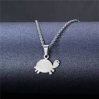 Wholesale Jewelry Stainless Steel Hollow Geometric Tag Necklace Nihaojewelry sku image 26